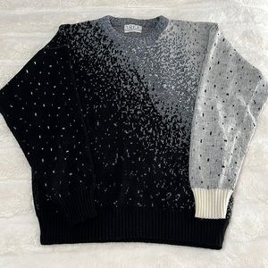 Vintage AREA Black & White Sweater